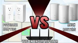 The speeds you'll get using a powerline adapter are dependent on the quality of your home's electric wiring. Mesh Routers Vs Powerline Adapters And Wi Fi Extenders Buyers Guide 2021 Youtube
