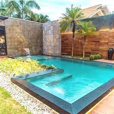 Top backyard pool designs and pool landscapes designs should definitely include this showpiece. Finest Modern Pool Backyard Tile Modern Pool D Backyard Finest Luxury Modern Pool Tile Hinterhof Pool Pool Hinterhof Kleine Hinterhof Pools