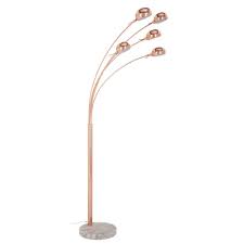 Stehlampe Mit 5 Orientierbaren Spots Aus Verkupfertem Metall H