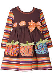 bonnie jean girls thanksgiving pumpkin holiday party dress 4 5 6 6x new ebay