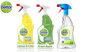 Antibakthridiaka Polyka8aristika Spray Dettol Gia Ka8ariothta Freskada Sto Spiti 3x500ml Me 3 Epiloges Arwmatos Dettol Spray Spray Bottle Cleaning