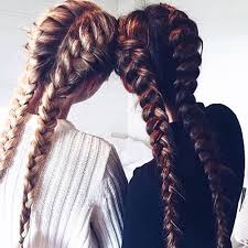 Practiced painting some more braids :) hope you like these! Braids Inspiration Tumblr Pinterest Hairstyle Beautiful Hair Dutch French Braid Inspo 530 Lil Icons