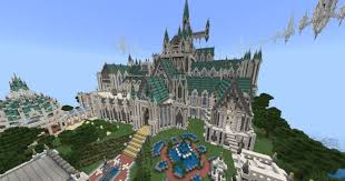 冒険してお宝を探せ minecraftゲーム内ストアに海に浮かぶ島にある不思議なお城 treasure hunt licht 登場 マイクラ 建築 城 城 お城
