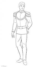 Disney Coloring Page Cinderella Prince Charming Paginas Para Colorear Cumpleanos Cenicienta Princesas