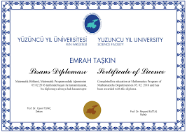 Maybe you would like to learn more about one of these? Ataturk Universitesi Diploma Ornegi