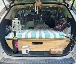 1 283 Likes 20 Comments Elizabeth Aka Van Grrrl Van Crush On Instagram Carcamping At Its Best This Is A Honda Fit Minivan Camping Mini Van Honda Fit