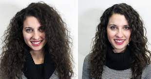 What A Brazilian Blowout Looks Like On Curly Hair And Coily And Wavy Curly Hair Styles Curly Hair Styles Naturally Blowout Curls