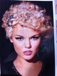 Asymmetrical Short Curly Hair Curly Hair Styles Short Curly Hair Punk Hair