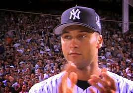 Jeter 2 Derek Jeter New York Yankees Stadium Girl With Hat