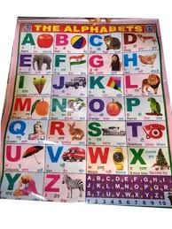 All hindi letters with the pictures with meaning and pronunciation in english for kids free . English And Hindi Laminated Paper Alphabet Chart Size 20 X 25 Inch W X H Rs 15 Piece Id 23753087348