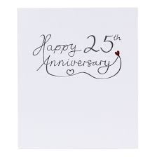 The 25th wedding anniversary is an extremely special time in a couple's life. Paperlink Mimosa 25th Wedding Anniversary Card Campus Gifts