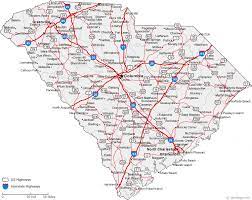 Each is located on or near the central line of the shadow's band and enjoy the longest duration of totality. Map Of South Carolina Cities South Carolina Road Map
