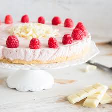 Philadelphia Torte Mit Himbeeren Und Weisser Schokolade Rezept Philadelphia Torte Kuchen Und Torten Susse Kuchen