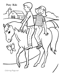 All types of horse coloring pages. Horse Coloring Pages Kids Coloring Home