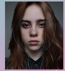 By tracy wright for dailymail.com. Ok But Brown Haired Brown Eyed Billie Looks So Different Haha Sorry For Facetune Residue Billieeilish