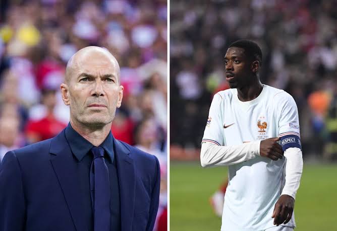 BeFootball on X: " Zinédine Zidane  : « Dembélé ? J'AI RIEN INVENTÉ  SUR LE PREMIER MATCH, il a joué dans sa position où il joue TRÈS BIEN au  PSG. ‍♂️