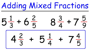 Visualizing everything makes it much easier! How To Add Mixed Fractions With Unlike Denominators Youtube
