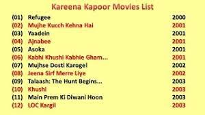 Kareena Kapoor Movies List Youtube