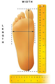 62 Punctilious Foot Measurements Chart