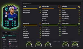 Fifa 21 premier league team of the season: Fs Academy Fofana Ig Stats Fifa