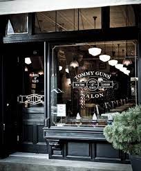Tommy Guns Salon Opens A Brooklyn Outpost Shop Signage Barber Shop Barber Shop Decor
