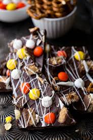 Halloween bark is a treat i like to make for my grandchildren and the children of friends every year. Halloween Candy Bark I Heart Eating