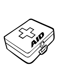 First Aid Kit Is One Of Medical Tools Coloring Page Coloring Sky In 2020 Coloring Pages Stitch Coloring Pages Art Therapy Coloring Book
