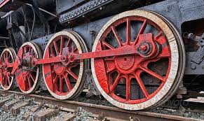 Old Steam Locomotive Engine Wheel And Rods Details Locomotive Engine Wheel Locomotive