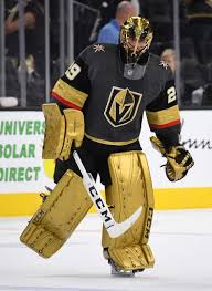 It is truly reflective of the sports and entertainment capital of the world and reinforces the vegas golden knights' push for innovation. Las Vegas Nv November 16 Marc Andre Fleury 29 Of The Vegas Golden Knights Warms Up Prior To A Ga Vegas Golden Knights Golden Knights Hockey Golden Knights