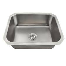 Shop kitchen sinks and more at the home depot. Mr Direct Undermount Stainless Steel 24 In Single Bowl Kitchen Sink Us1038 The Home Depot
