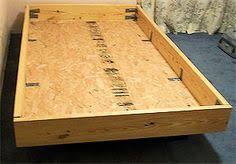 How To Build A Waterbed Frame Free Furniture Plans And Directions On How To Build A Waterbed Frame Waterbed Frame Water Bed Diy Bed Frame