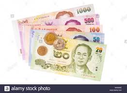Follow live currency rates at a glance. Thai Baht Wahrung 20 Baht 50 Baht 100 Baht 500 Baht Und 1000 Baht Banknoten Mit Munzen Thailand Geld Stockfotografie Alamy