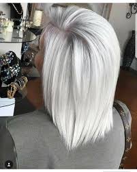 platinum mid length hair graue haare cabelo lindo luzes cabelo cabelo platinado