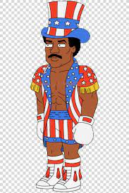 Family Guy The Quest For Stuff Rocky Balboa Apollo Creed Clam Meat Png Family Guy Apollo Creed Art Artwork Cartoon Apollo Creed Rocky Balboa Family Guy
