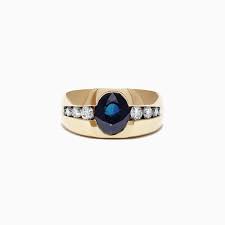 Maybe you would like to learn more about one of these? Effy Men S 14k Yellow Gold Sapphire And Diamond Ring 3 87 Tcw Effyjewelry Com