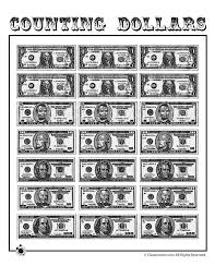 paper coins and paper money for money counting lessons woo jr kids activities children s publishing