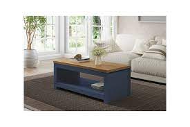 Opens in a new tab. Winchester Coffee Table In Navy Blue Oak Furnitureinstore