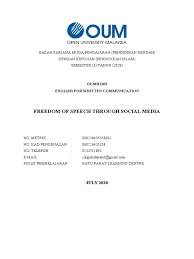 Check spelling or type a new query. Oumh1203 Outline English For Written Communication Malaysia Popular Culture Media Studies