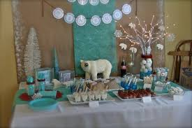 Birthday Party Ideas For 4 Year Old Boy In Winter Inside A Cool Winter Wonderland Second Birthday Winter Birthday Parties Polar Bear Party Bear Birthday Party