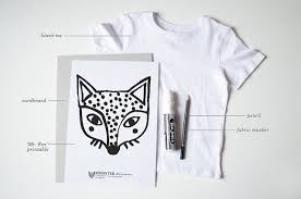 Kiddo Tee Diy Mr Fox Supplies By Oanabefort Via Flickr Diy For Kids Diy Fabric Diy Clothes