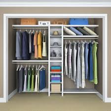 W classic white wood closet system. Closet En Home Depot Novocom Top