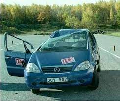 This video highlights that after the disas. Great Automotive Failures The Mercedes Benz W168 A Class Ran When Parked