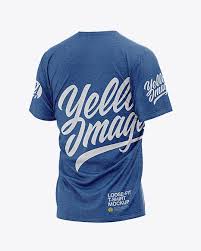Download Men S Heather Loose Fit T Shirt Back Half Side View In Apparel Mockups On Yellow Images Object Mockups Clothing Mockup T Shirt Shirt Mockup PSD Mockup Templates