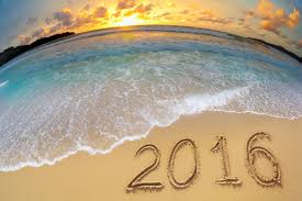Image result for 2016 written on beach