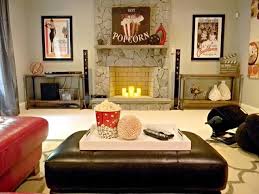 Movie Theater Themed Basement Installed Paperblog Movie Room Decor Home Theater Seating Home Theater Setup