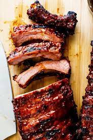 Layer the ribs into the slow cooker. Bbq Baby Back Ribs Grandbaby Cakes