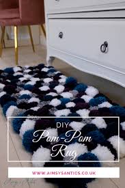 See more ideas about pom pom rug, pom pom, pom pom crafts. Diy Pom Pom Rug How To Make Your Own Aimsy S Antics