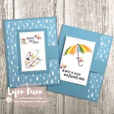 Make meaningful moments even more personal with handcrafted card making ideas that capture the mood and show loved ones how much you care. 2 Easy Fun Fold Cards Stampin Up Under My Umbrella Lynn Dunn