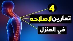 اربع تمارين لعلاج تقوس الظهر في المنزل Youtube