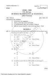 Grabs students' attention to additional facts that Business Mathematics And Statistics 2017 2018 Bachelor Of Commerce B Com 1st Year Fybcom 2013 Pattern Question Paper With Pdf Download Shaalaa Com